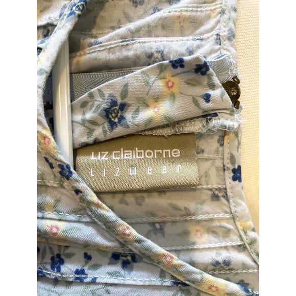 VTG Liz Claiborne Flower Cottagecore Dress Teacher Miss Honey Vintage Matilda - Picture 3 of 10